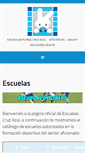 Mobile Screenshot of escuelacruzazul.com